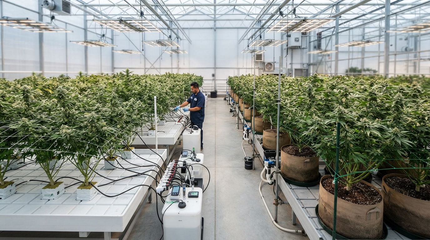 Commercial Cultivation Systems Comparison: Precision Drip Hydroponics vs. Traditional Methods — comparison