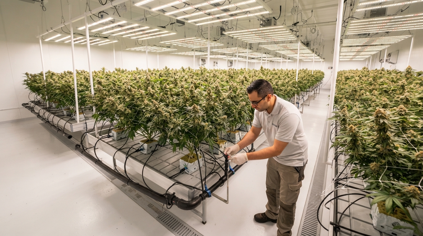 Drip Irrigation for Cannabis Cultivation: Commercial Systems, Crop Steering, and ROI Comparison — drip irrigation for cannabis cultivation
