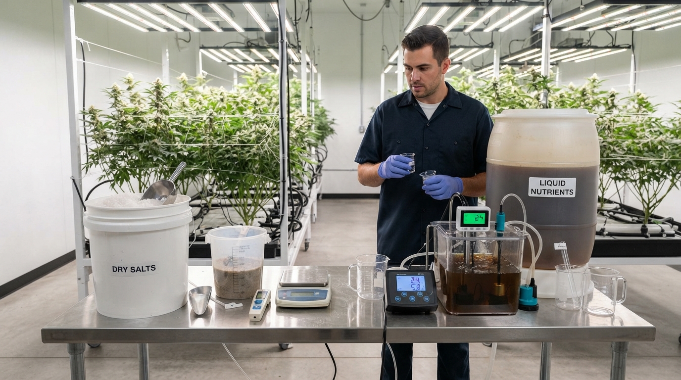 Dry Salt Nutrients vs Liquid Nutrients: Commercial Grower's Guide — dry salt nutrients vs liquid nutrients