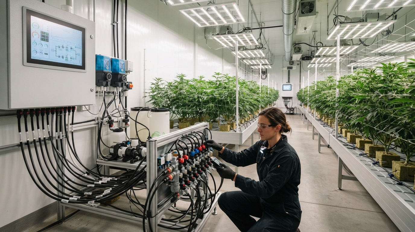 How to Build an Automated Precision Irrigation and Crop Steering System for Commercial Cultivation — howto