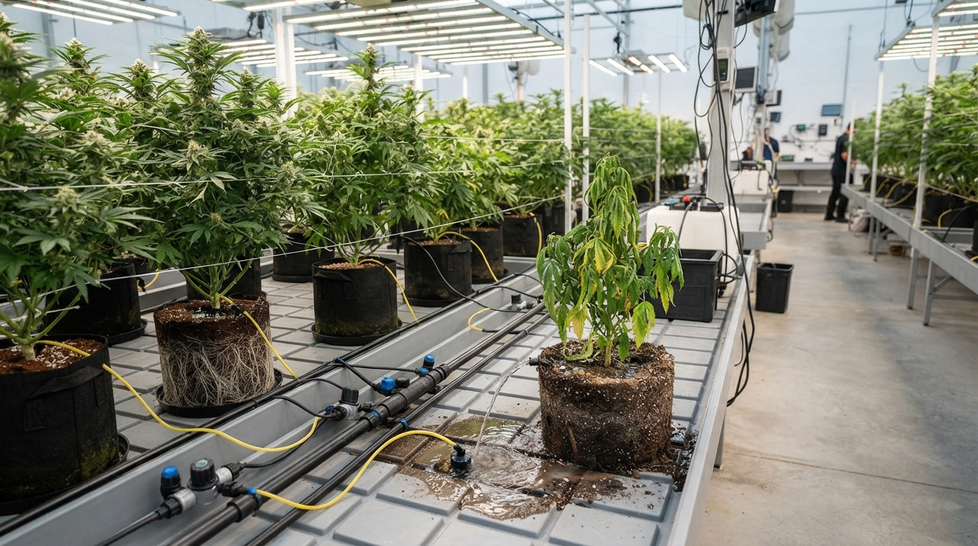 Addressing Common Irrigation Problems in Cannabis Gardens