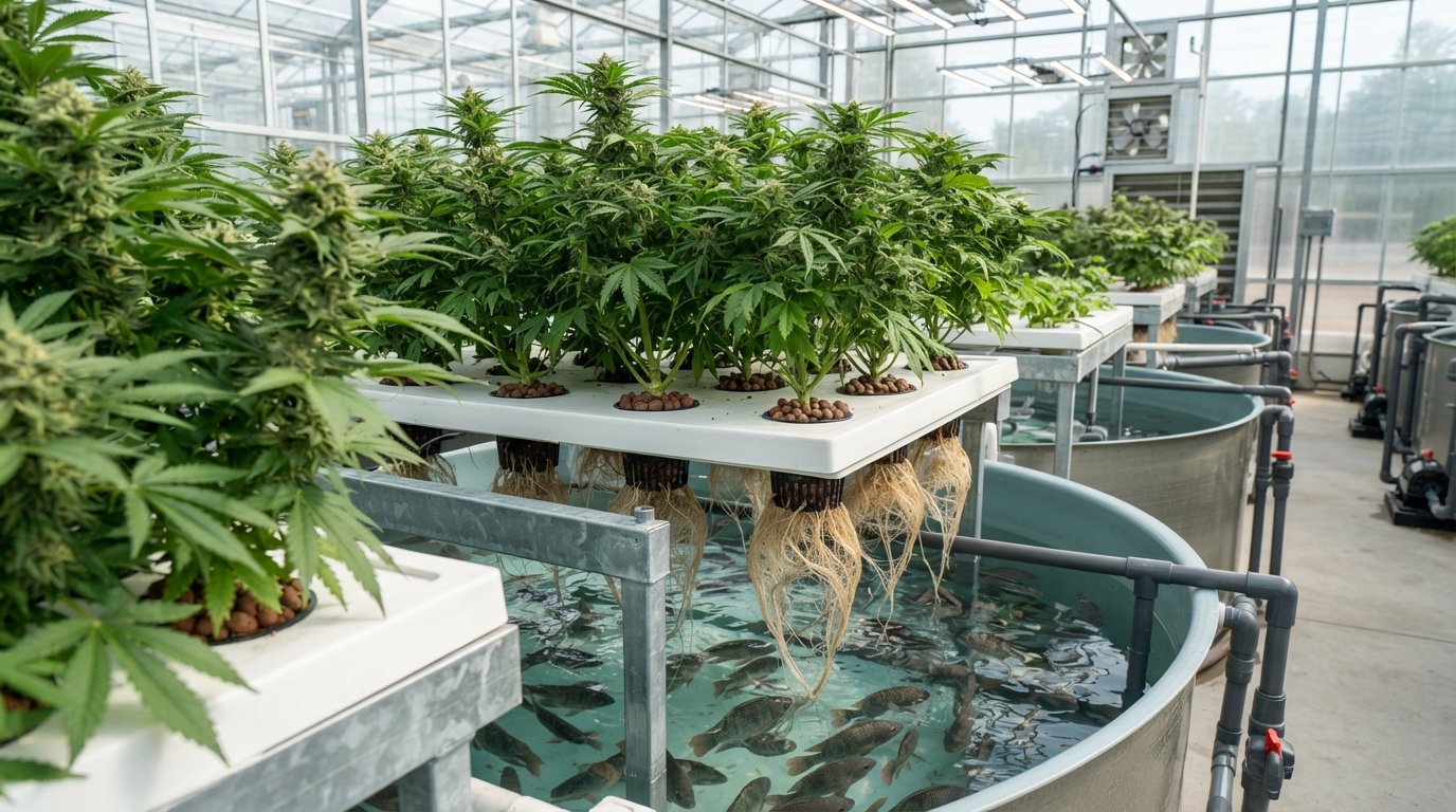 Aquaponics: Merging Fish Farming and Cannabis Cultivation in a Symbiotic System