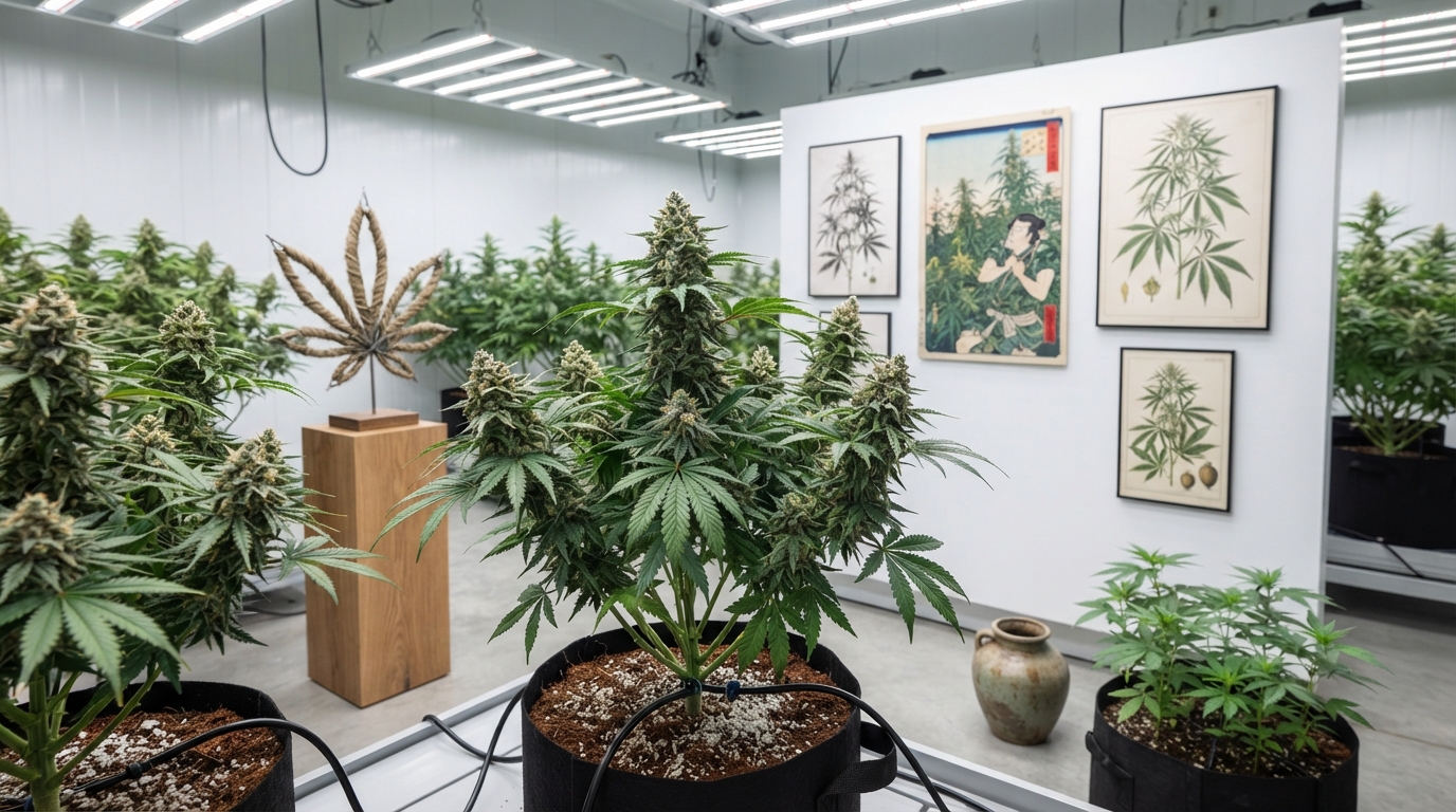 Cannabis and Asian Art: Depictions and Symbolism in Traditional and Contemporary Artworks
