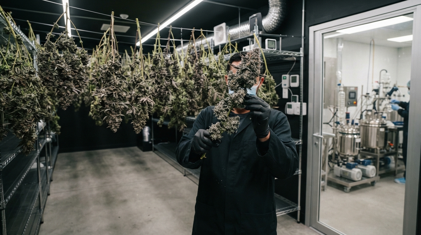 Cannabis Curing for Concentrate Production: Considerations for Extraction