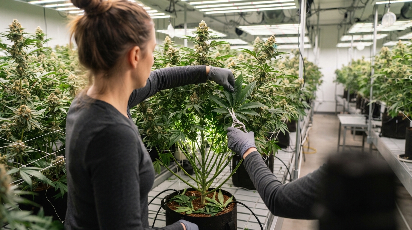 Cannabis Defoliation Techniques: Pruning Leaves for Better Light Penetration