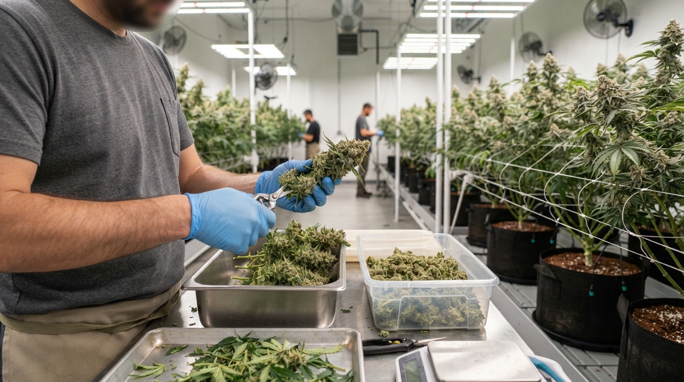 Cannabis Harvesting Techniques: Trimming and Preparing the Buds