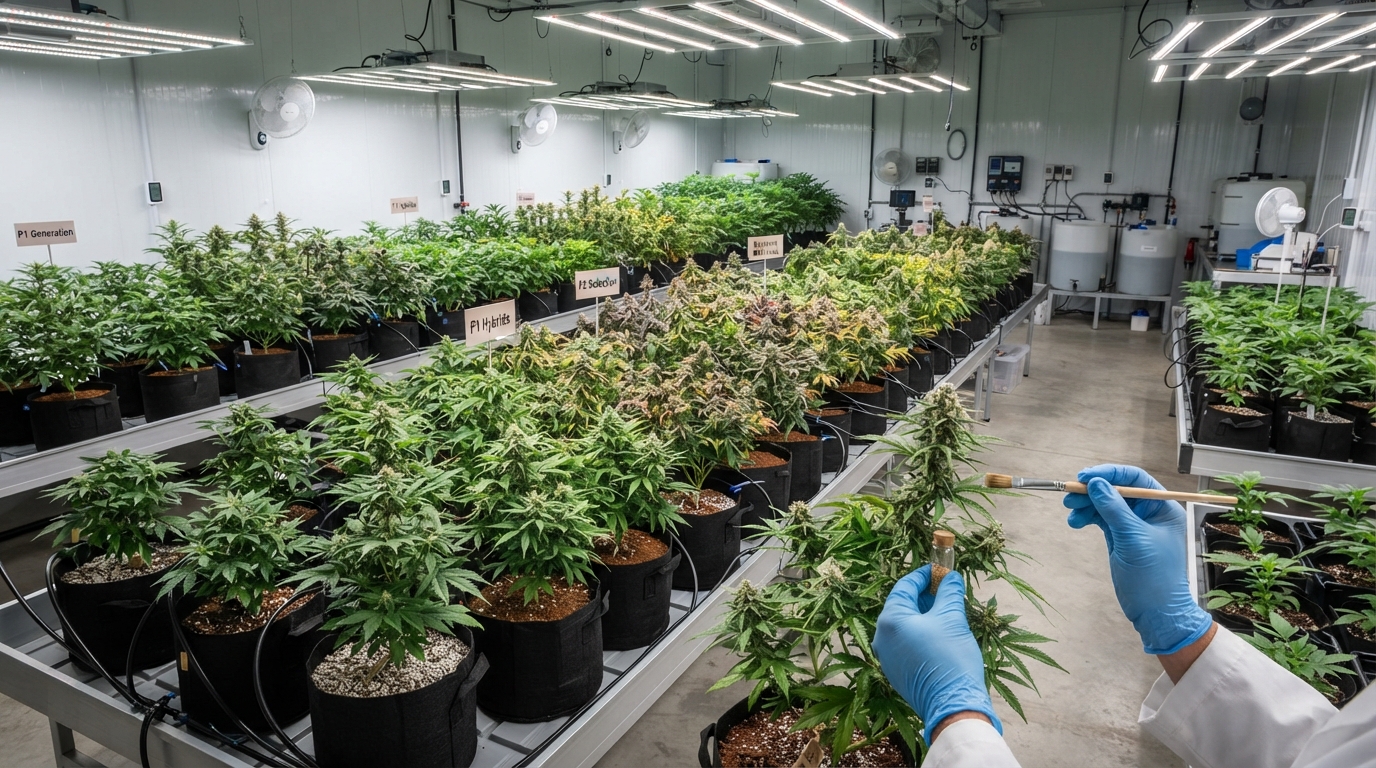 Cannabis Hybridization Techniques: Crosses, Backcrosses, and Filial Generations