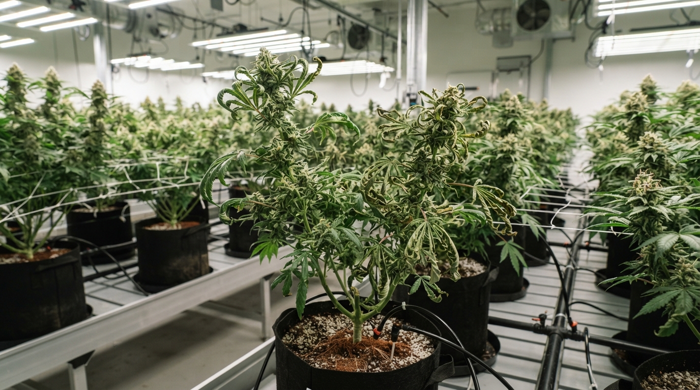 Cannabis Leaves Curling: Causes and Solutions