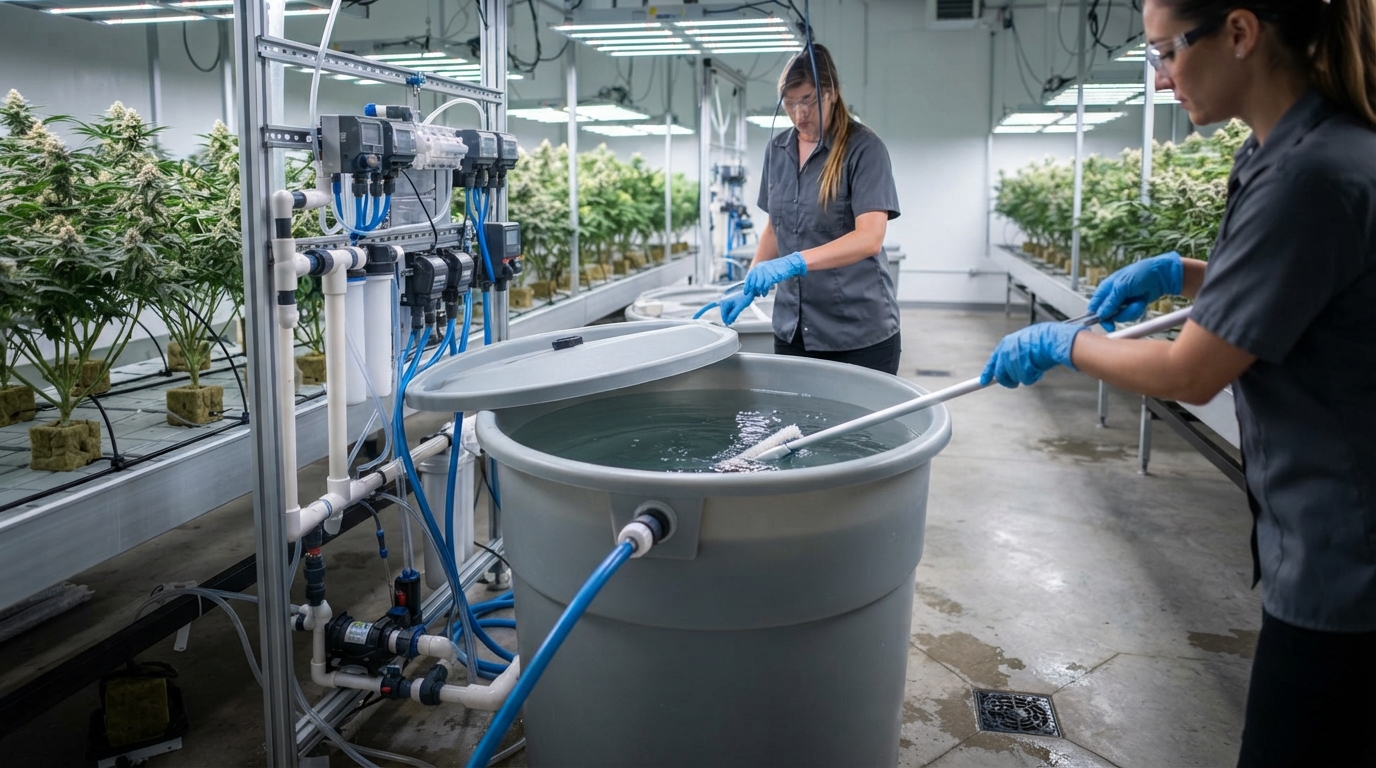 Cannabis Reservoir Maintenance: Preventing Algae and Pathogens