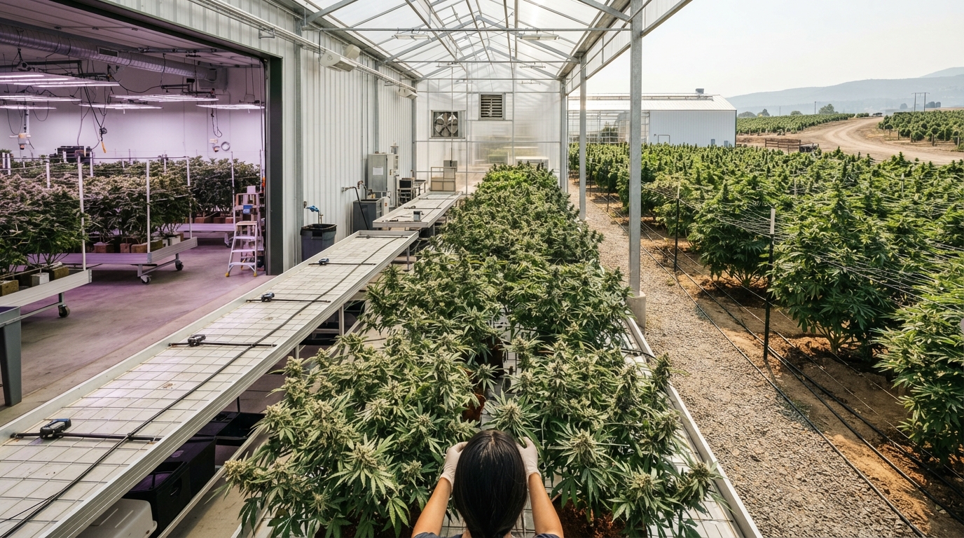 Commercial Cannabis Cultivation: Indoor vs. Outdoor vs. Greenhouse