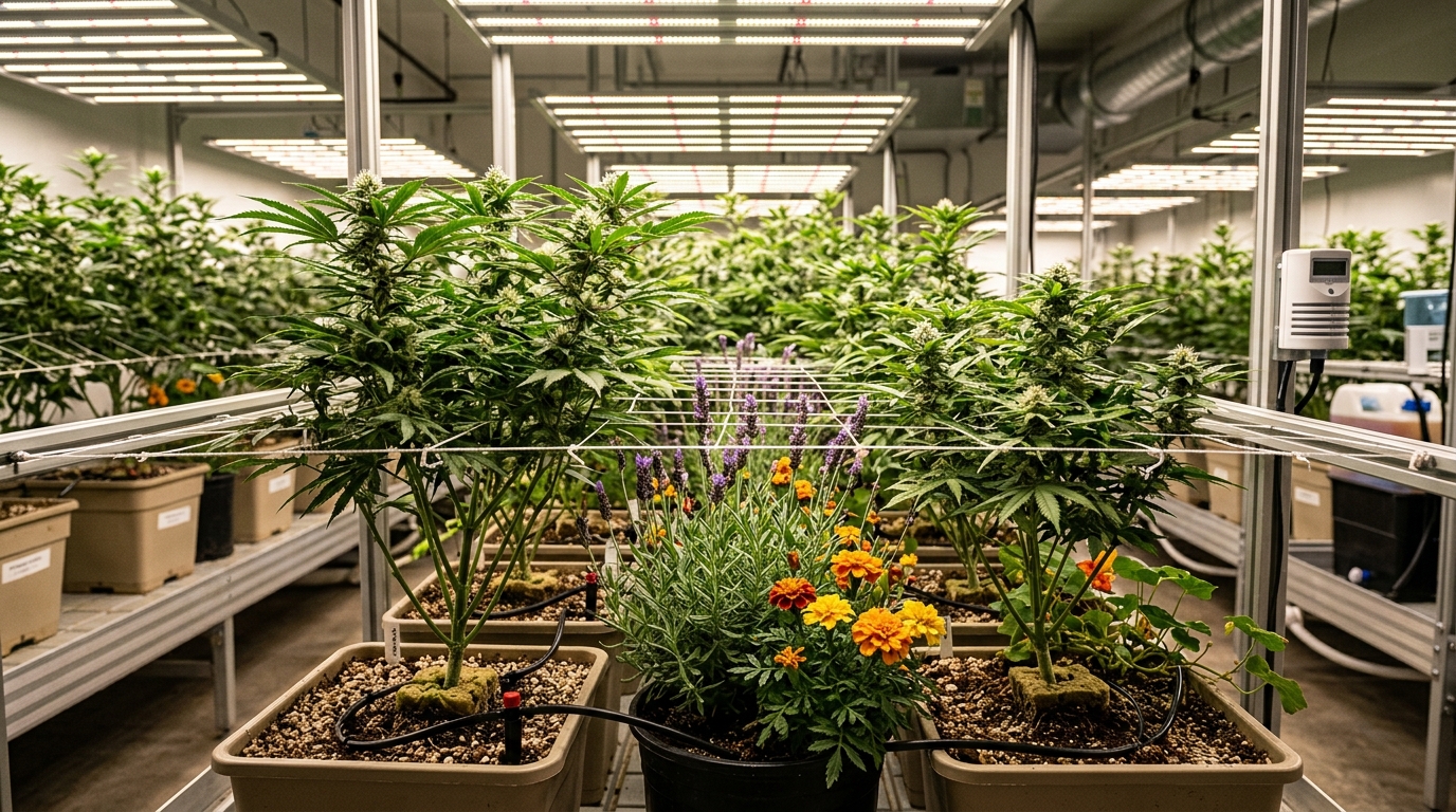 Companion Planting: Enhancing Cannabis Growth with Beneficial Plants