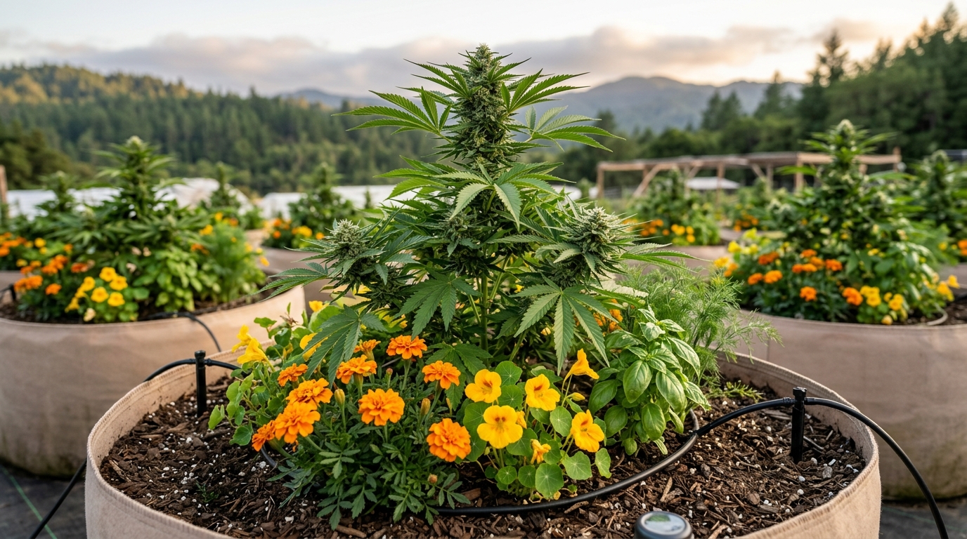 Companion Planting: Maximizing Outdoor Cannabis Health and Yield