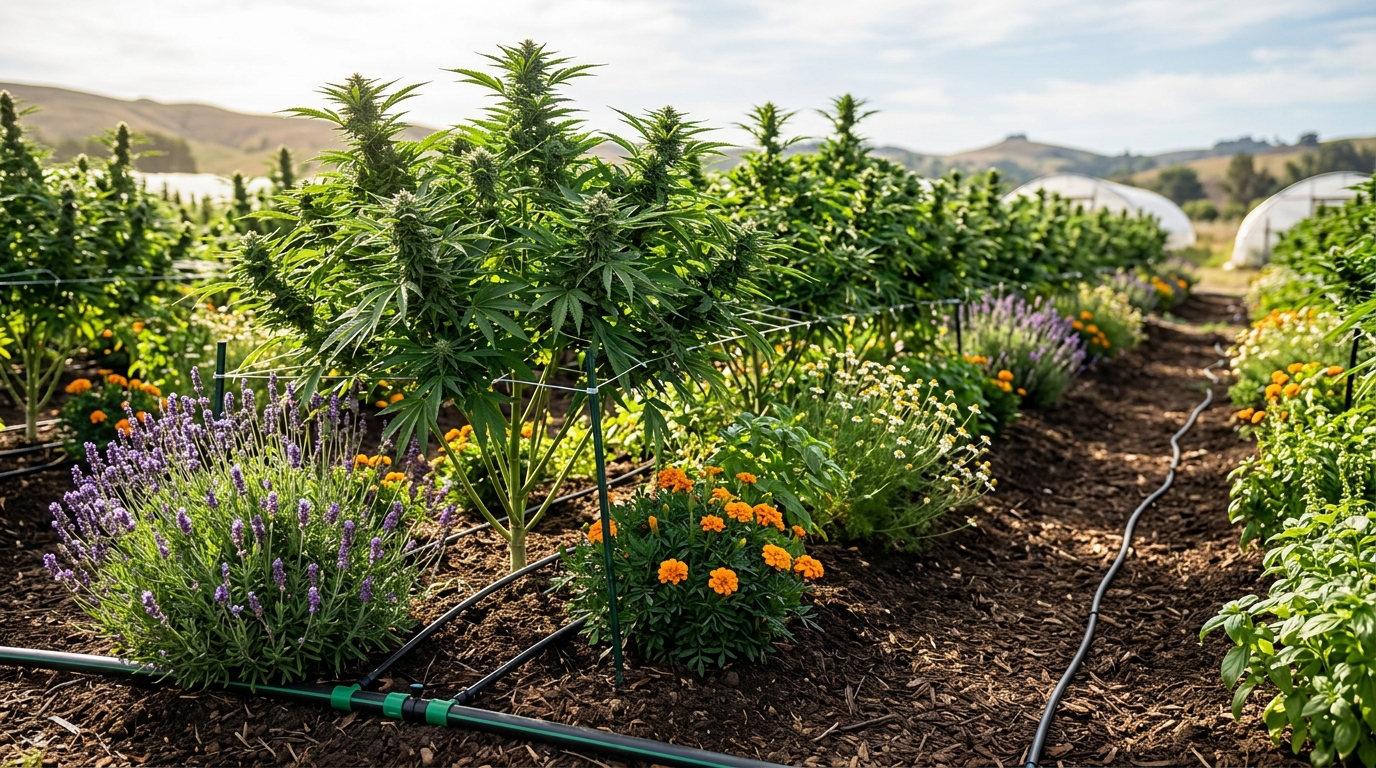 Companion Planting: Maximizing Outdoor Cannabis Health and Yield