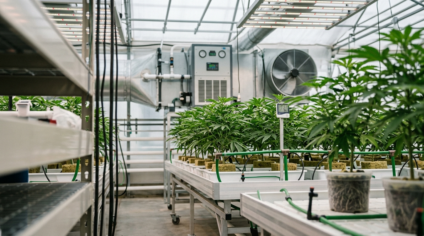 Controlling Humidity Levels in Cannabis Indoor Grow Rooms