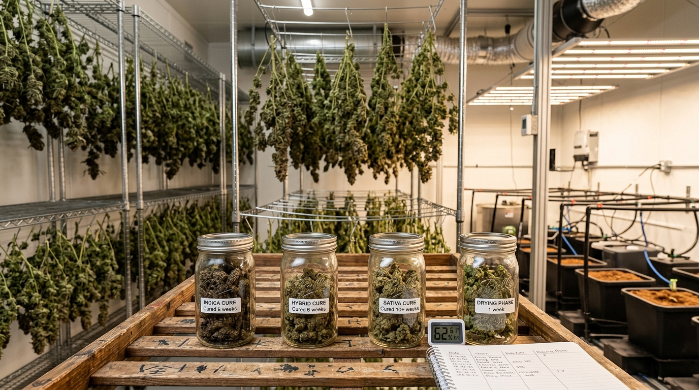 Curing Time for Different Cannabis Strains: Factors That Influence the Duration