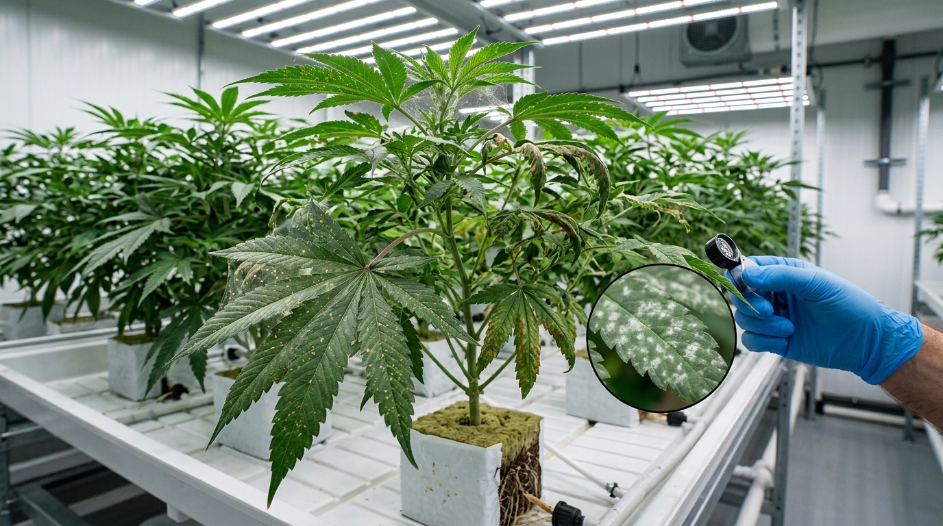 Dealing with Pests and Diseases in Cannabis Cultivation