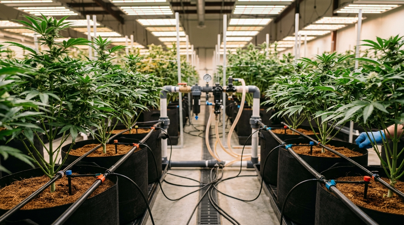 Drip Irrigation for Cannabis: A Guide to Efficient Watering, Nutrient Delivery, and Pest Control for Healthy Growth and