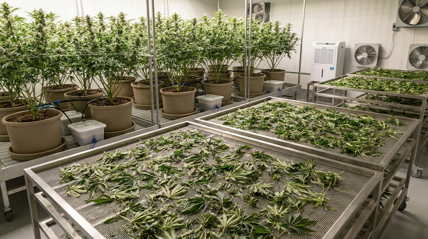 Drying Cannabis Leaves and Trim: Utilizing the Entire Harvest