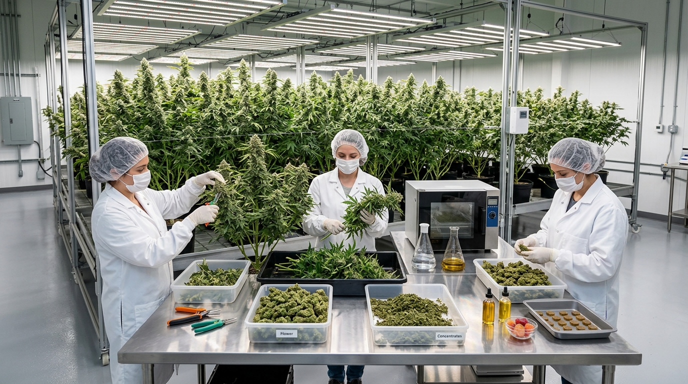 Harvesting for Different Cannabis Products: Flower, Concentrates, and Edibles