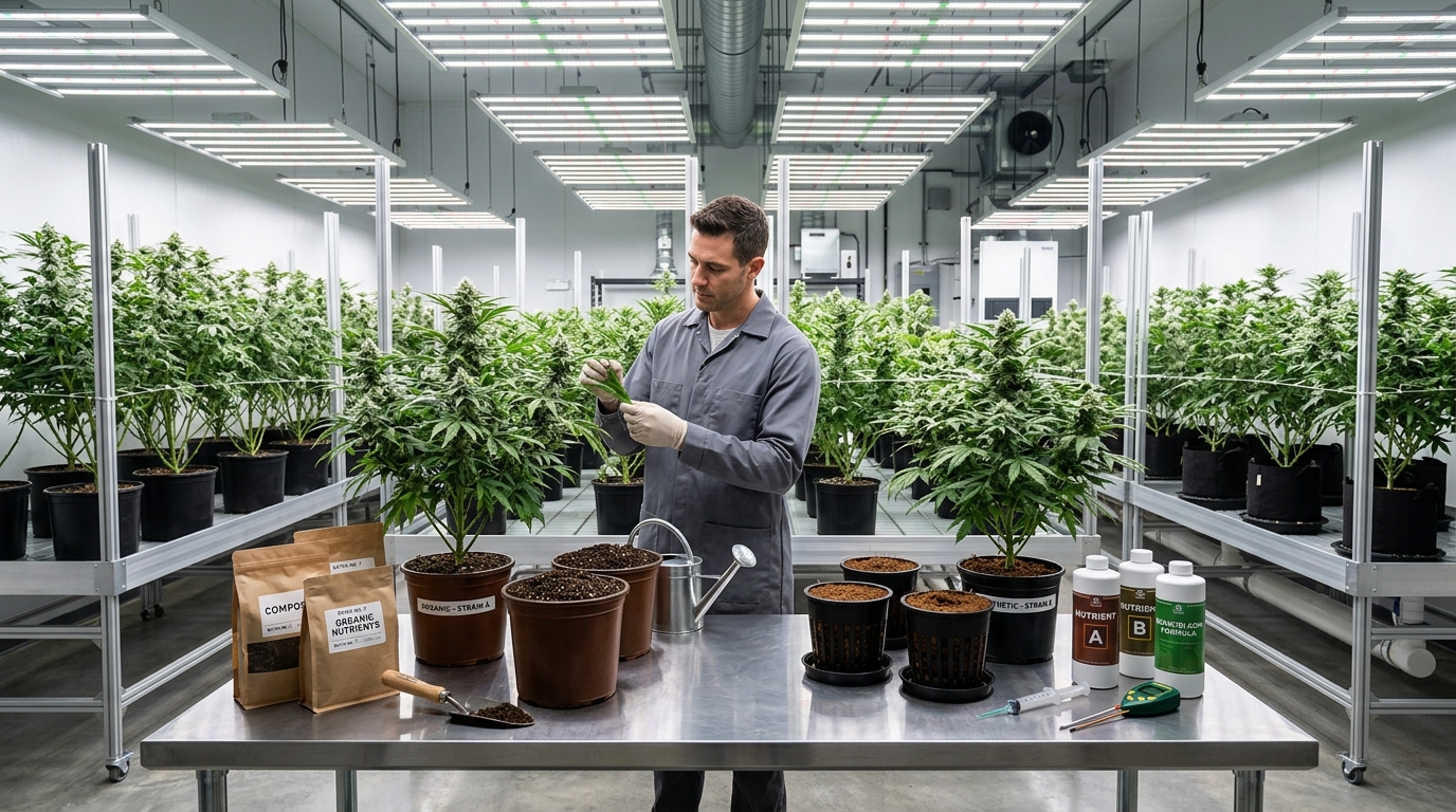 Organic vs. Synthetic Fertilizers for Growing Cannabis