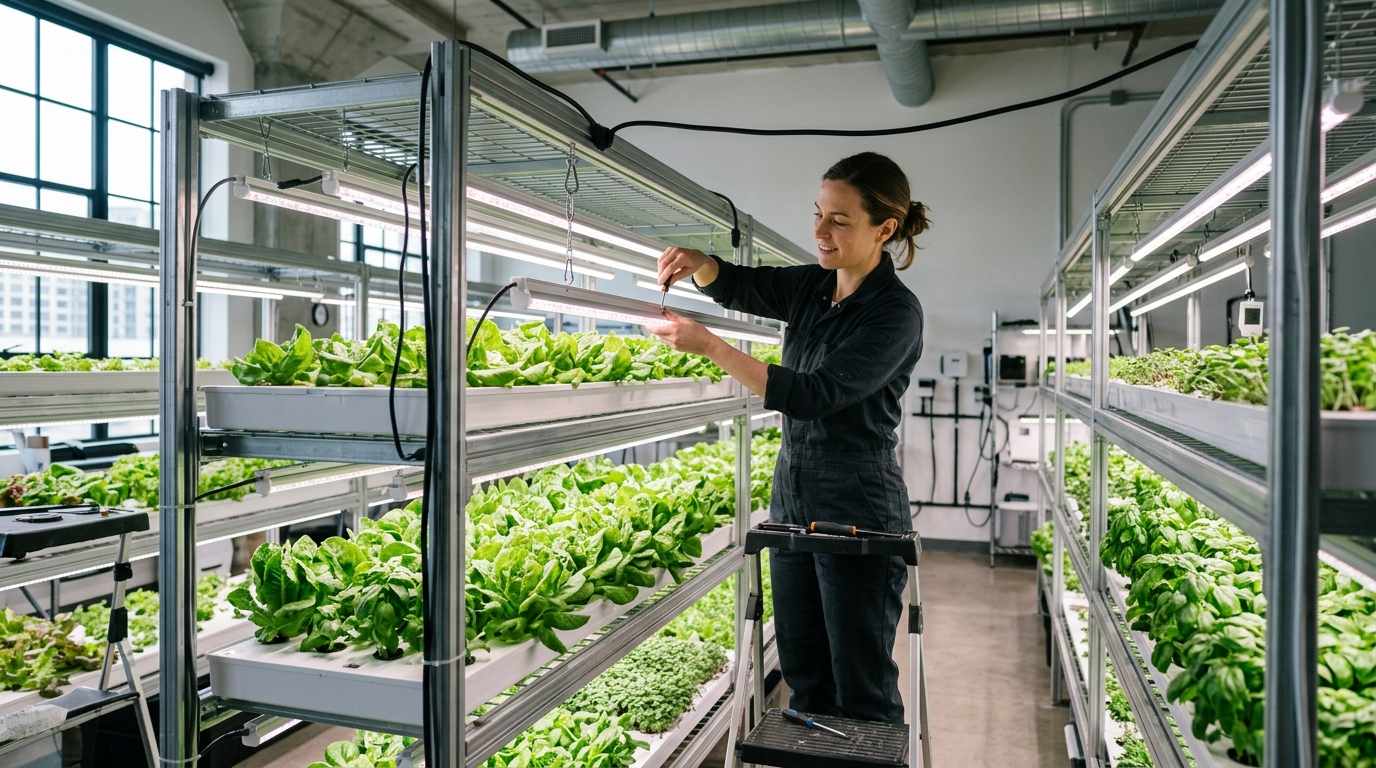 Step-by-Step Tutorial on Installing LED Grow Lights in an Urban Environment