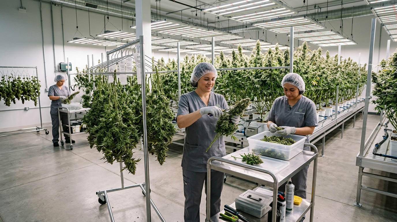 The Cannabis Harvesting Process: From Plant to Product