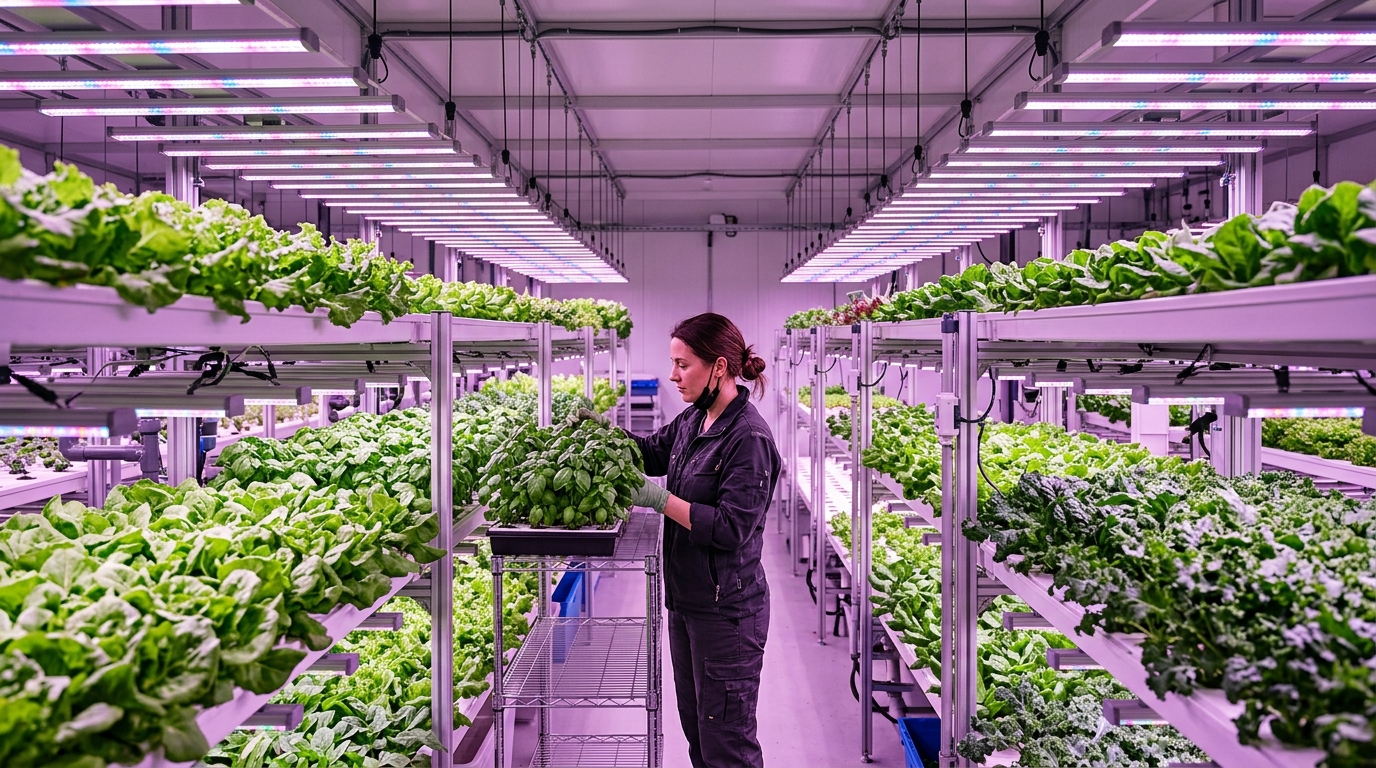 The Impact of LED Grow Lights on Sustainable Agriculture